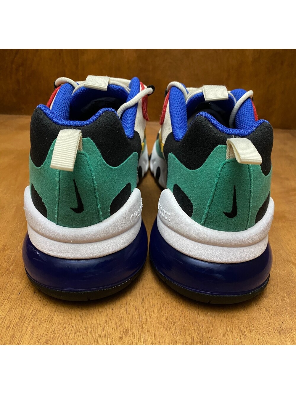 Nike Air Max 270 React Shoes Youth Size 6.5 Y Multi Bauhaus Sneakers BQ0103-001 - Picture 5 of 15